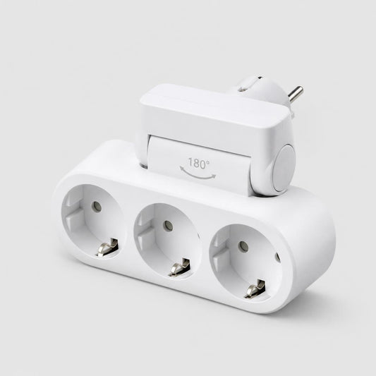 WeAdaptateur180 adaptateur pivotant 3 prises
